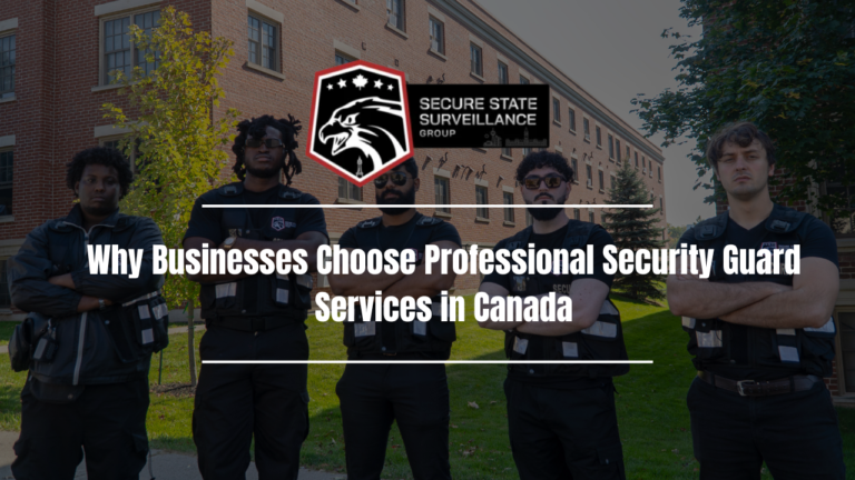 Security Guard Services in Canada